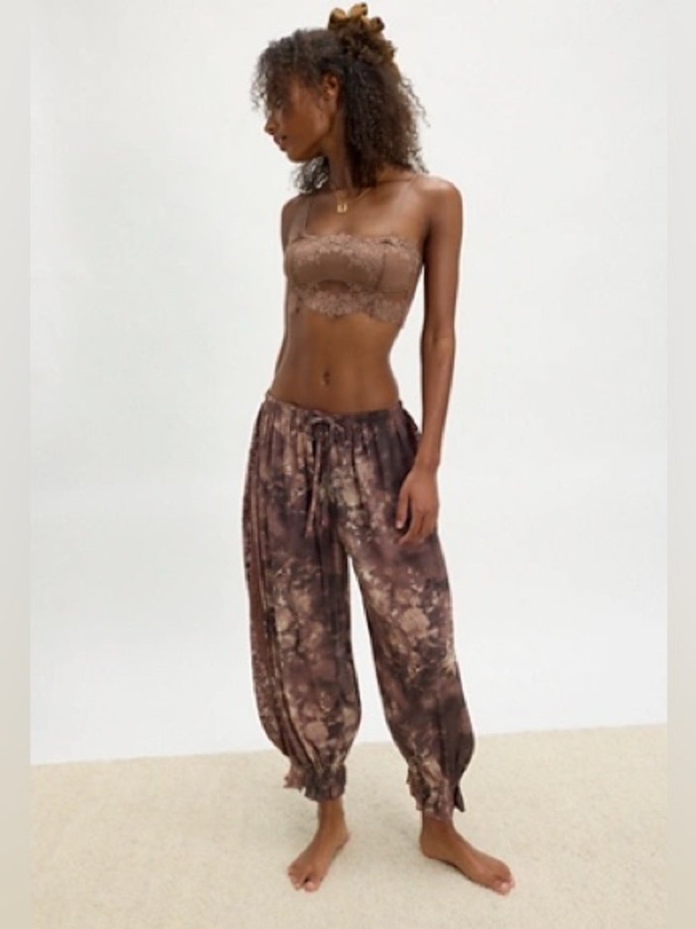 ✨NEW!✨ Free People X Intimately Ready To Go Bloomer Pants in Chocolate Combo XS!